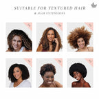 Manta Curls Anti-Breakage Hairbrush – Detangling Brush for Curly & Afro Hair, Gentle Wet & Dry Hairbrush for Women, Soft Teal