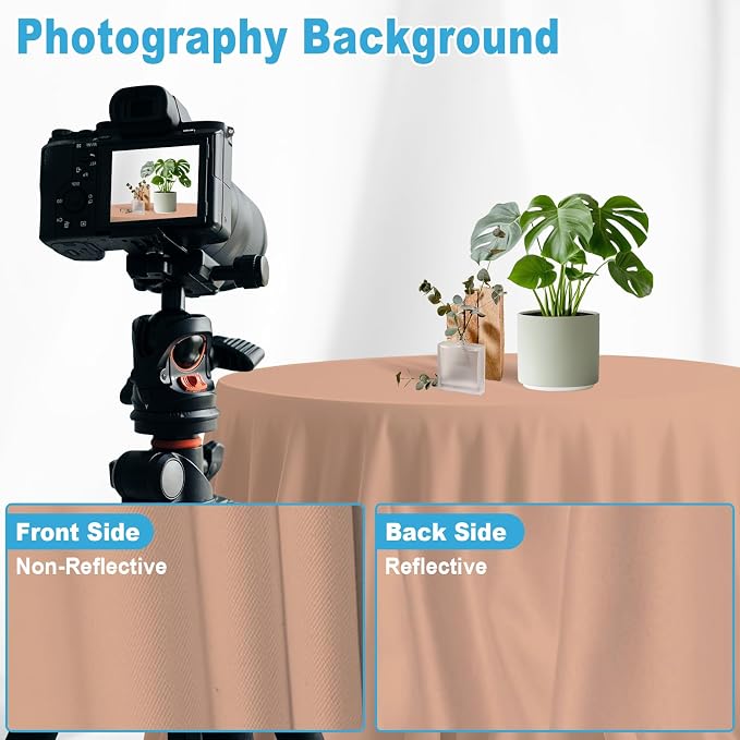 Nude Backdrop for Photoshoot, Professional Photo Backdrop Background Curtain - Image 6