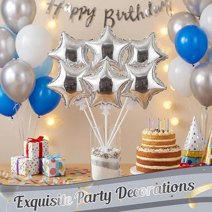 30 Pcs Mini Star Self Inflatable Balloons Bulk - Image 4