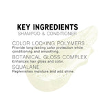 IGK MORE LIFE Color Extending Gloss Shampoo and Conditioner Set | Preserves Color Treated Hair | UV Protection | Vegan + Cruelty-Free | 1 Liter