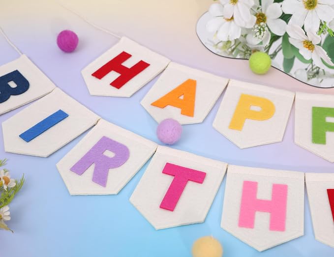 Colorful Happy Birthday Banner - Image 9