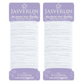 2mm White Hair Elastics Ties, Thin Ponytail Holders for Women Girls Kids, No Pull No Damage Slip Rubber Bands Fine to Medium Hair Accessories 80 Pcs