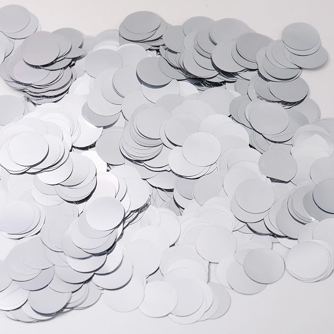 Silver Confetti Balloons - Image 4