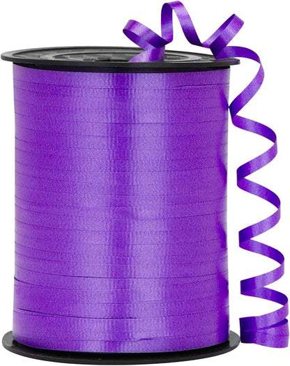 Purple Crimped Dark Purple Curling Ribbon by OMISELIO