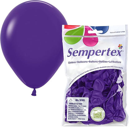 Sempertex Fashion Violet Balloons, 5 Inch, Graduation, Baby Shower, Anniversary by Sempertex