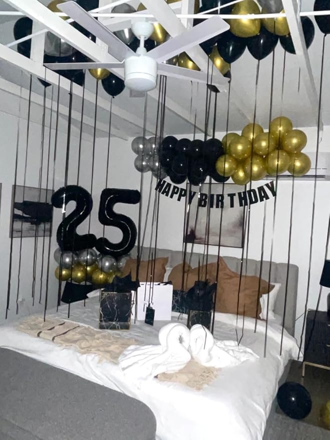Number Balloons Black 26 Balloon 40 inch - Image 4