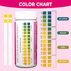 pH Test Strips – 150 Count – pH Range 4.5–9 – for Urine and Saliva – Litmus Paper, pH Paper for Women and Male, and pH Balance Testing,Home Use