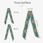 Headbands Hair Band for Women Girls Lady, Tie Dye Art Beauty Skinny Neck Scarf Yoga Travel Spa Sweat Band Headbands Adjustable Make Up Wrap Neck Decor