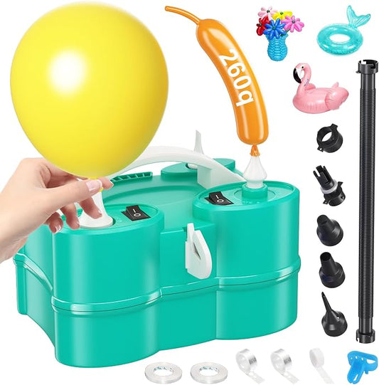 Electric Balloon Pump, Dagelar 3-in-1 Air Pump by Dagelar