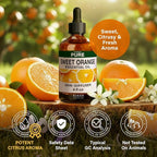 KUKKA Orange Essential Oils - 4 Fl Oz - for Hair, Skin, Diffuser, Aromatherapy & DIY Soap Making Scent