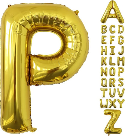 Letter Balloons Gold Party Balloon by United-UnicornsParty
