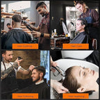 Barber Cape - 12pcs Waterproof Hair Cutting Cape with Snap Closure