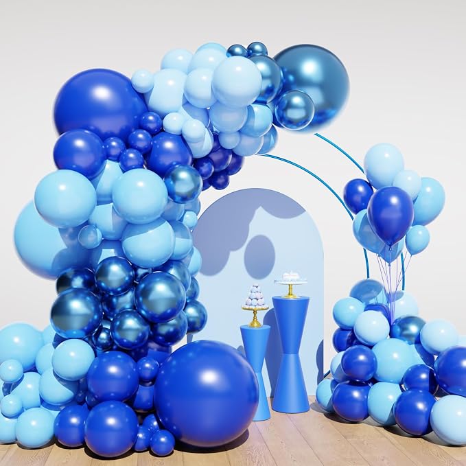 Lukiituke Blue Balloon Arch Kit, Baseball Party Decorations by Lukiituke