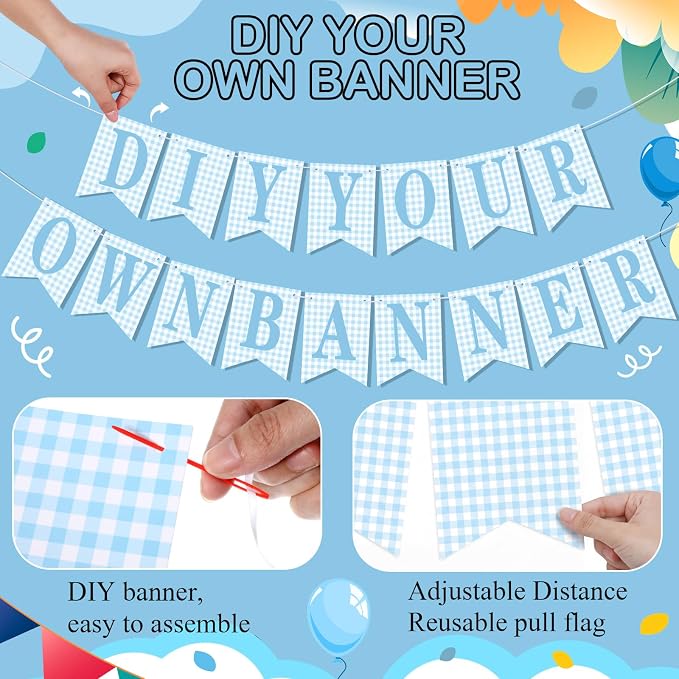 Mooliwe 171 Pcs DIY Custom Banner Kit Make Your Own Customizable Sign - Image 3