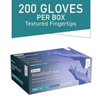 Medicom AssureTouch Pure Nitrile Medical Exam Gloves, Small 3-Mil 200 Count, Disposable Latex Free Gloves, Powder Free