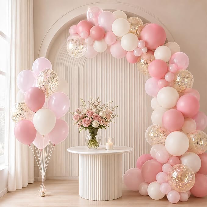 Pink and Gold Balloons - Image 3