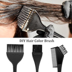 3Pcs Professional Salon Hair Color Applicator Kit - Hair Tint Dyeing Brush Set for Coloring and Dyeing