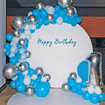 134Pcs Light Blue Balloons Different Sizes 5 10 12 18 Inch Light Blue Balloon - Image 7