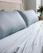 Cozy Earth King Pillowcases Set of 2 - Made of 100% Viscose from Bamboo, Ultra-Soft & Luxury, Woven from Naturally Breathable & Lightweight Fabric - Shore