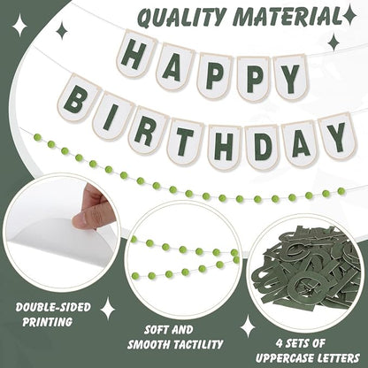 Hahafelt 125 Pcs Make Your Own Banner Kit Personalized Handmade Name Scallop - Image 3