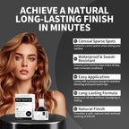 Hairline Powder 24H Stain-Proof, Root Touch Up Hair Color for Gray Coverage,Bald Spot Concealing Hair Shadow Powder for Women & Men,Natural-Looking (Light Brown)