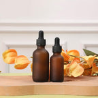 48 Pack,1oz Glass Dropper Bottle, Amber Tincture Bottles with Dropper, Pretty Finish for All Kinds of Liquids,Oil Bottles for Hair- Stronger Suction ideal for Leakproof Travel