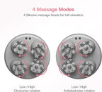 COMFIER Scalp Massager for Hair Growth, Waterproof & Full Body Kneading, 84 Massage Nodes, Handheld Head Scratcher, Cat Massager, Pink