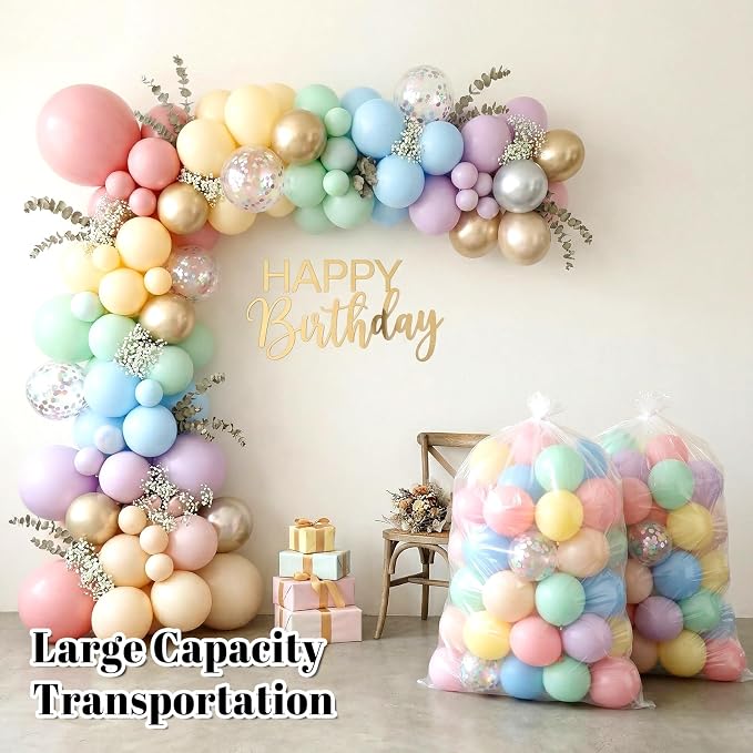 Jxiwfvl 2Pcs Balloon Bags for Transport 98.4 X 59 Inch Extra Large Balloon - Image 8