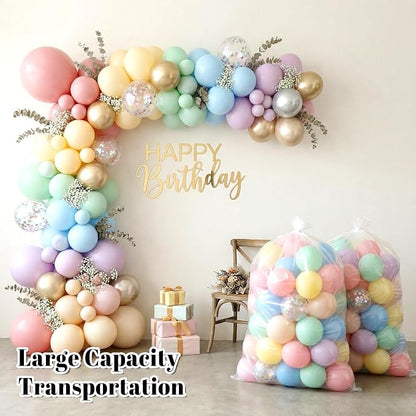 Jxiwfvl 2Pcs Balloon Bags for Transport 98.4 X 59 Inch Extra Large Balloon - Image 8