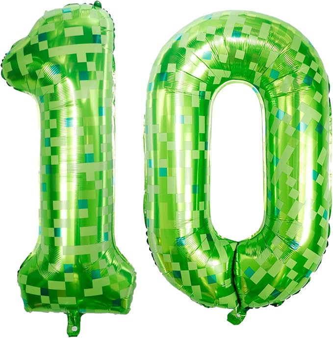 40 inch digital balloon, Number 10 by TNCDJKPA