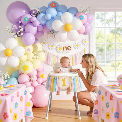 Daisy Balloon Garland Arch Kit - Image 5