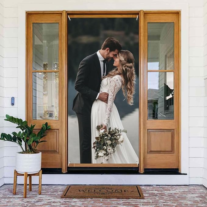 Custom Banners and Signs 35.4x72.8 Inch, Personalized Front Door Cover - Image 2