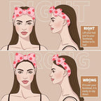 Teenitor Makeup and Spa Headbands, Bow Headbands for Women's Skincare and Face Washing