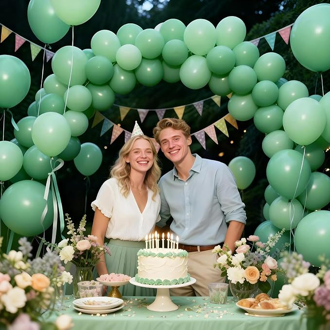 Sage Green Balloon 12 Inch - Image 7