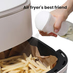 Mistifi Oil Sprayer 150ml glass bottle. Upgraded Version.Fine Mist Spray Bottle for Air Fryer, Olive Oil, Avocado Oil, Healthy Nonstick Frying, Commercial & Home Kitchen Use (PS630)
