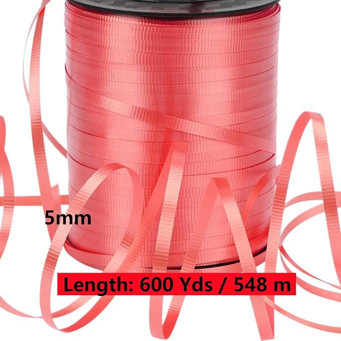 600 Yards Curling Ribbon, Balloon String Roll Ribbon and Bows - Image 5