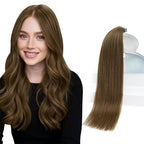 Sunny Hair Human Hair Tape in Extensions, Cool Brown Tape in Hair Extensions Human Hair 24 inch Straight Remy Tape in Human Hair Extensions 20Pcs 50g
