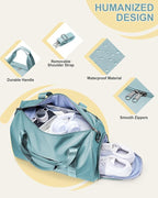 Gym Bag Womens,Travel Duffel Carry on Bag Sport Tote Bag Weekend Overnight Bag