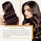 Brown Hair Dye Shampoo, Hair Color Shampoo for Women Men, Long Lasting Brown Hair Shampoo, Colors in Minutes, Champu Para Canas, Easy to Use
