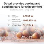 Dotori (Acorn) Jelly CoolDown Patch – Vegan Hydrogel Patches with Acorn Extract & Glacier Water for Instant Cooling & Soothing Relief – Non-Slip Fit, Korean Skincare (34 patches)