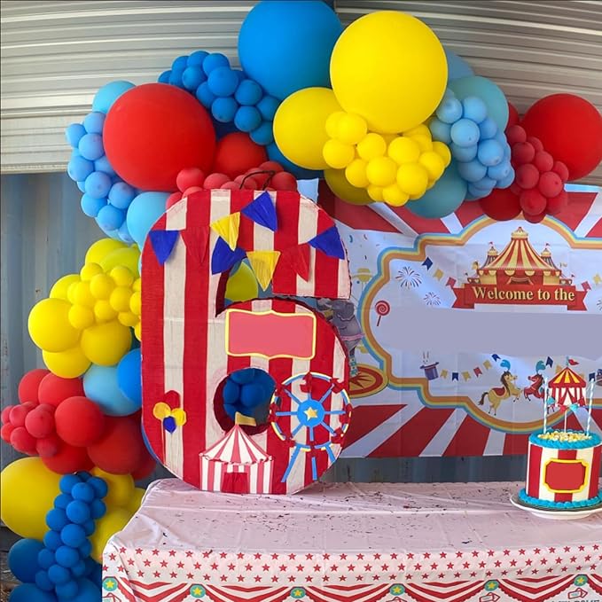 Red Blue Yellow Balloons - Image 5