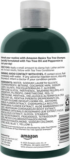 Amazon Basics Tea Tree Shampoo, 10.14 Fl Oz, Pack of 1