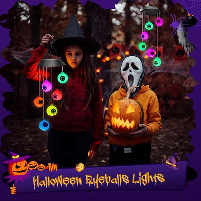 Winzwon Halloween Decorations Outside Solar Outdoor Lights | Waterproof Wind - Image 6