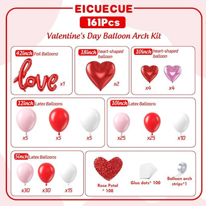 Valentines Day Balloons Garland Arch Kit - Image 2