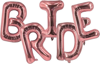 Rose Gold Bride Balloons 40 Inch Wedding Balloons Bridal Shower Balloon by Unknown