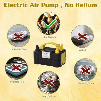 IDAODAN Electric Balloon Pump, Portable Electric Balloon Blower Machine - Image 6