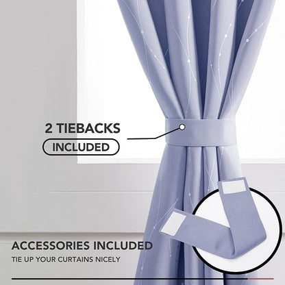 Deconovo Living Room Curtains 84 Inches Long, Thermal Insulated, Room Darkening - Image 4