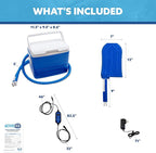 Polar Active Ice 3.0 Cold Therapy Ice Machine System with Programmable Timer, Hand and Wrist Compression Pad, Lightweight 9 Quart Cooler, Quiet Pump, Strong Cryotherapy Pain Relief Treatment