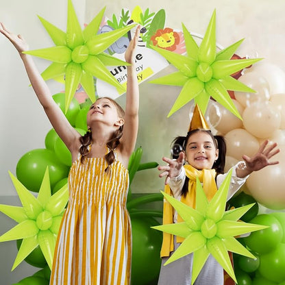 72 Pcs Star Balloons Foil Explosion Balloons Magic 12 Point Star Cone Balloon - Image 3