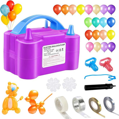 Balloon Pump, Dual Nozzles Electric Balloon Pump by QIPUMP